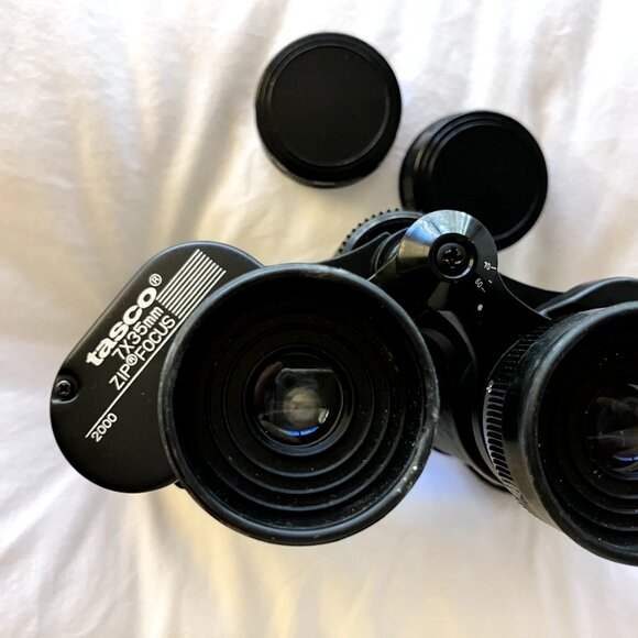 TASCO 7x35mm ZIPFOCUS 2000 Binoculars 420 FT/1000 YDS 140M/1000M Black - Picture 5 of 7